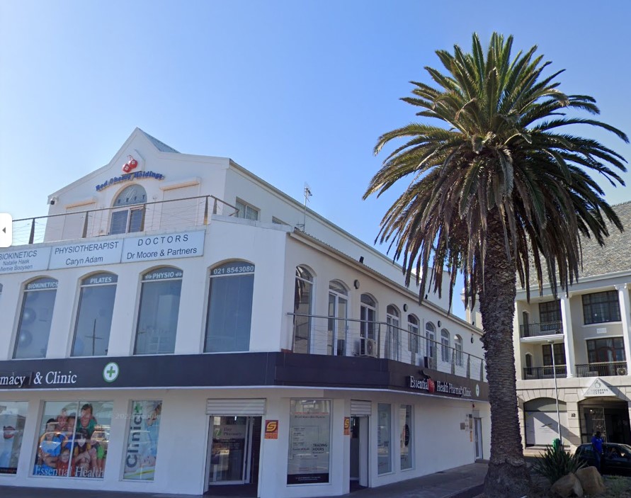Dr van der Spuy's practice at 90 Beach Road, Strand